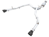 AWE 0FG Dual Rear Exit Catback for 5th Gen RAM 1500 5.7L (with bumper cutouts) - Diamond Black Tips - Primary